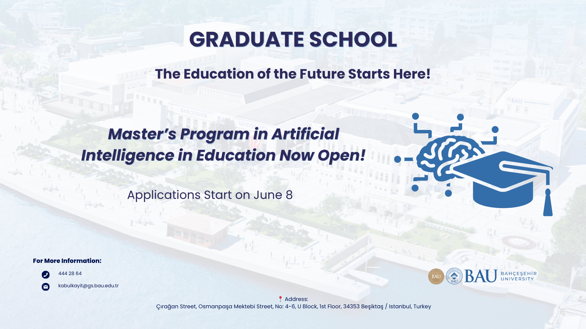 Master's Program in Artificial Intelligence in Education Now Open !